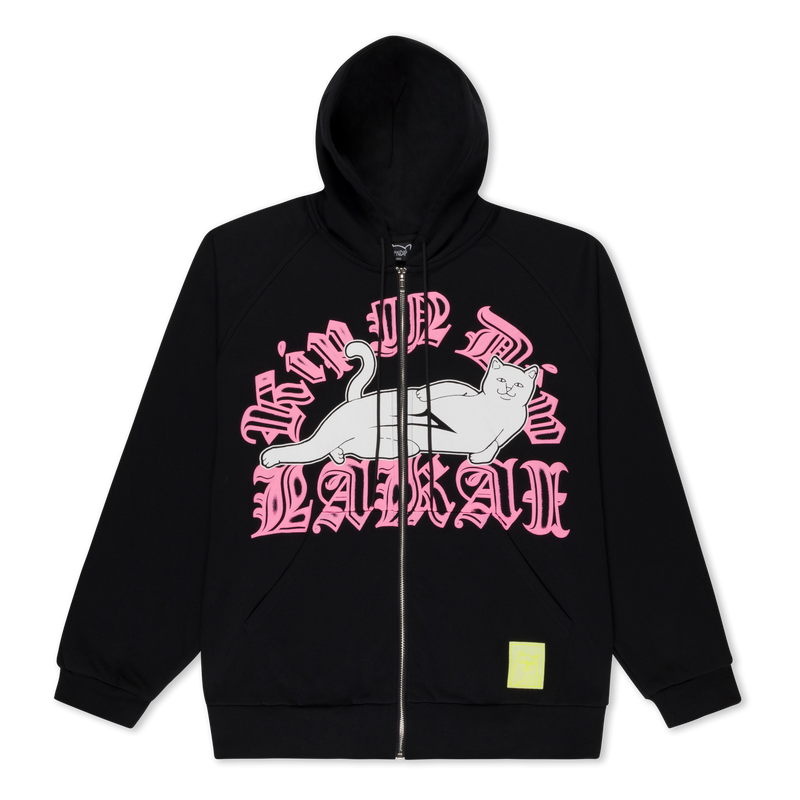Lakai + Ripndip Zip Up Hoodie (Black)