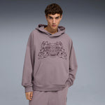 PUMA X RIPNDIP Boxy Graphic Hoodie (Plum Jam)