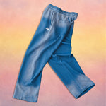 Castanza Straight Leg Sweatpants (Light Blue Faded Wash)