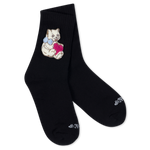 I Love Cats Mid Socks (Black)
