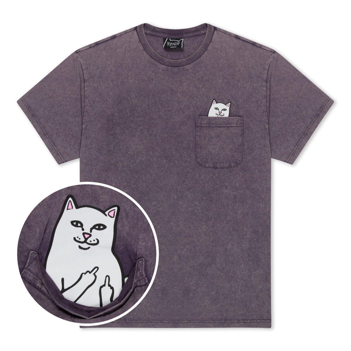 Lord Nermal Pocket Tee (Grape Vintage Wash)