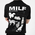 Man I Love Felines Tee (Black)