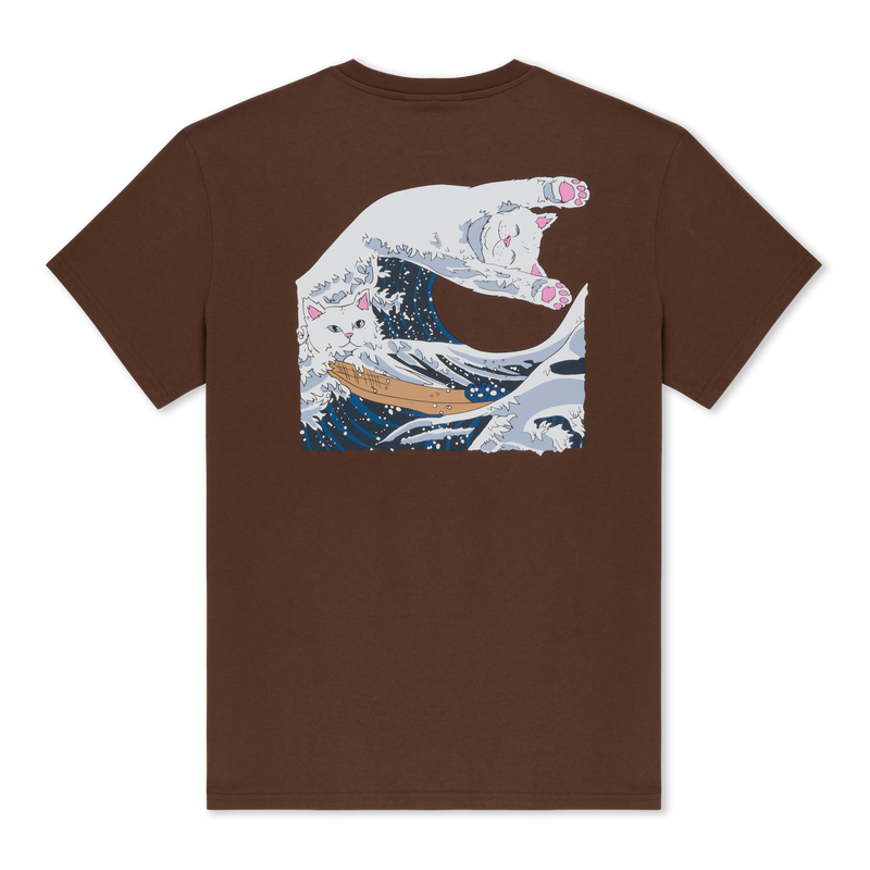 Great Wave Of Nerm Tee (Brown)