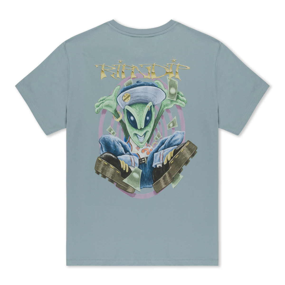 Yung Money Tee (Silver Blue)