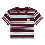 Lord Nermal Cropped Baby Pocket Tee (Brown Stripes)