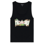 World Domination Ribbed Tank (Black)