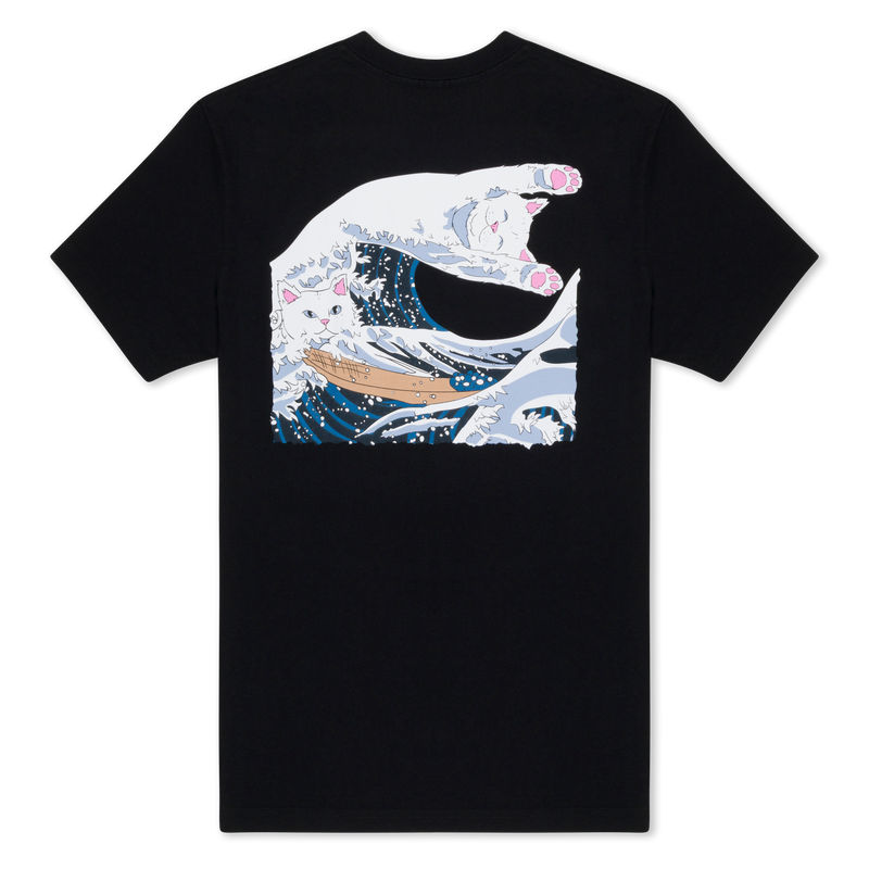 The Great Wave Of Nerm Tee (Black)