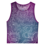 Trace Mesh Cropped Tank (Multi)