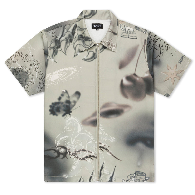 Stargazing Zip Up Shirt (Multi)
