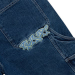 Ace Ultra Wide Leg Shorts (Medium Wash)