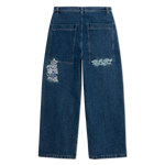 Ace Ultra Wide Leg Pants (Medium Wash)