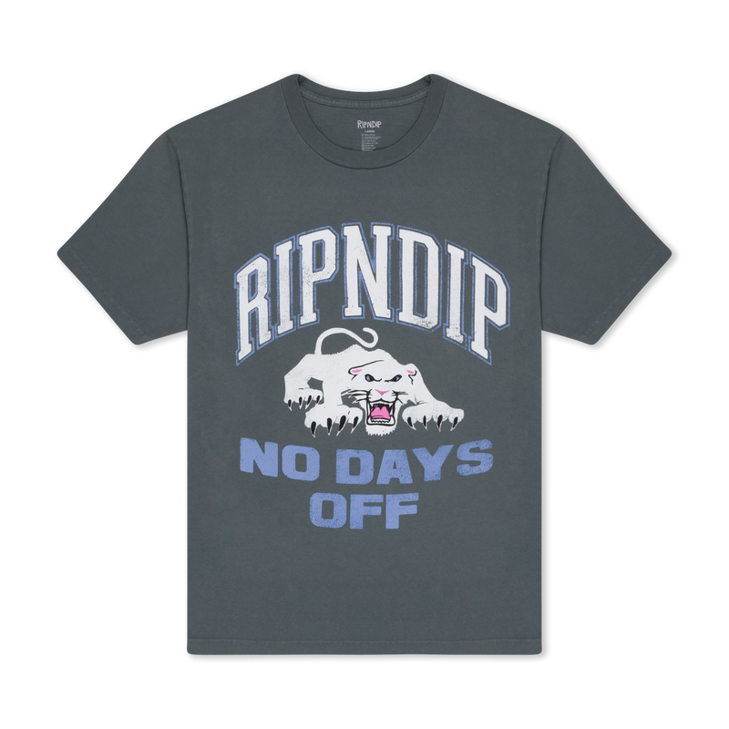 White Panther Tee (Charcoal)