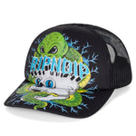 Skull and Bones Trucker Hat (Black)