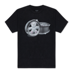 Nerm Wheels Tee (Black Vintage Wash)