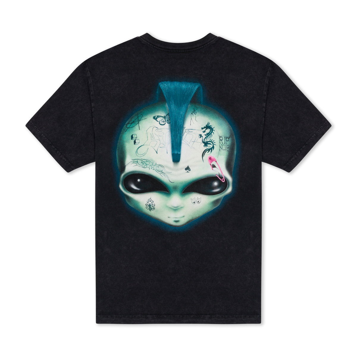 Squabble Up Tee (Black Vintage Wash)