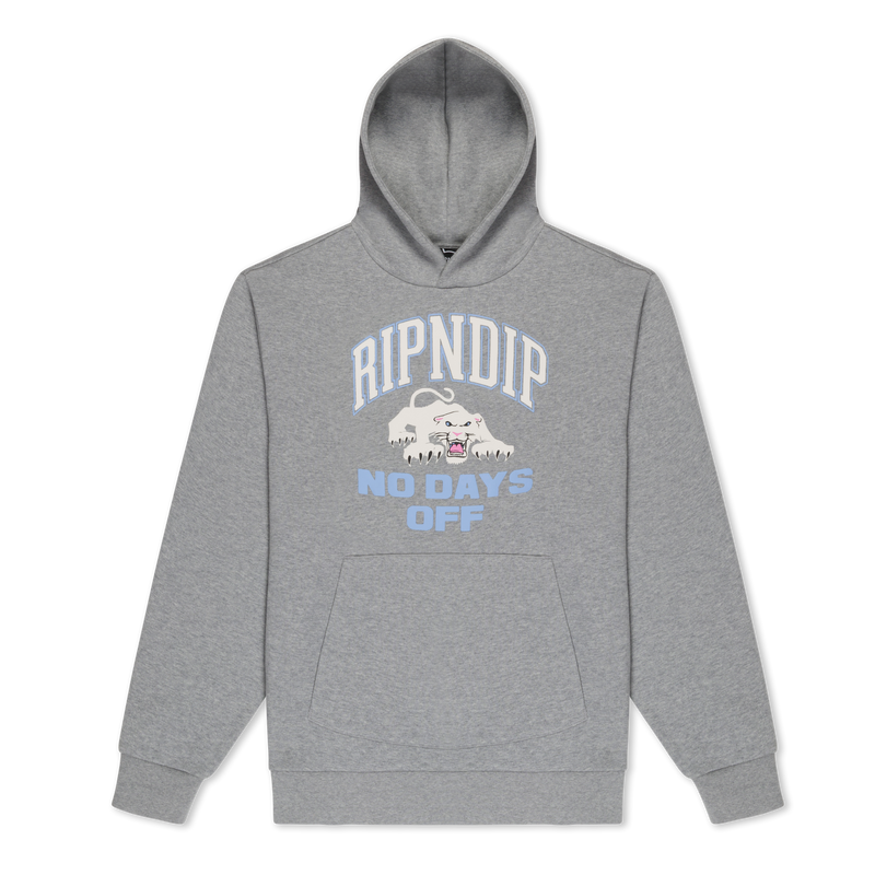 White Panther Hoodie (Heather Grey)