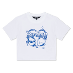 Kali Cropped Baby Tee (White)