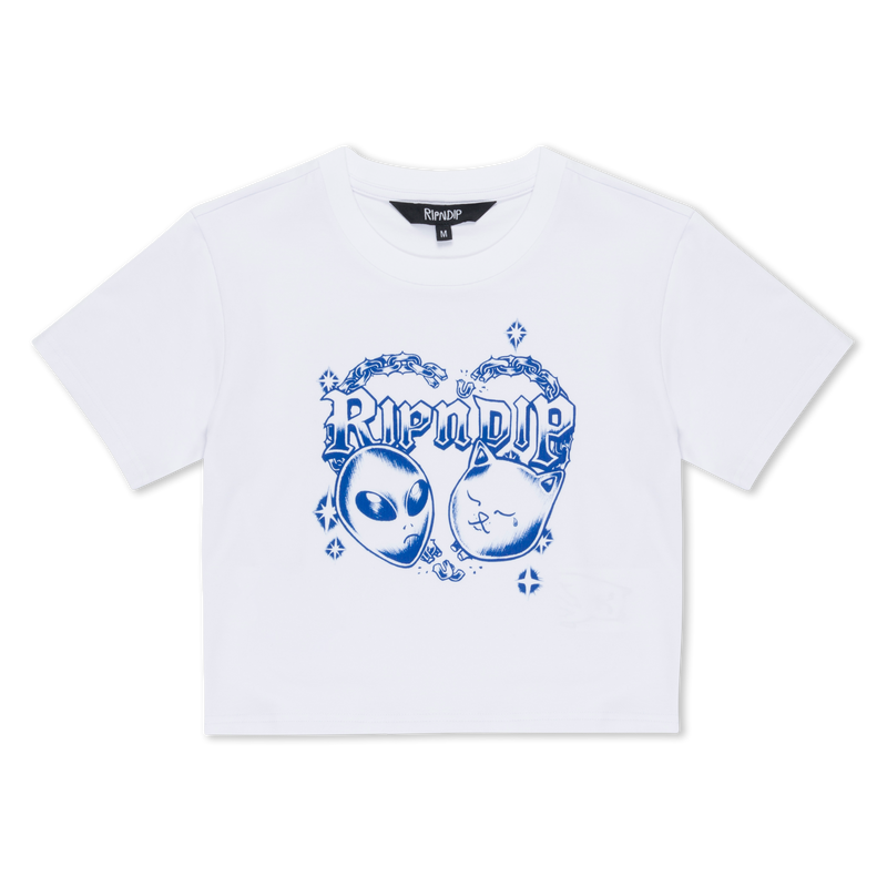 Kali Cropped Baby Tee (White)