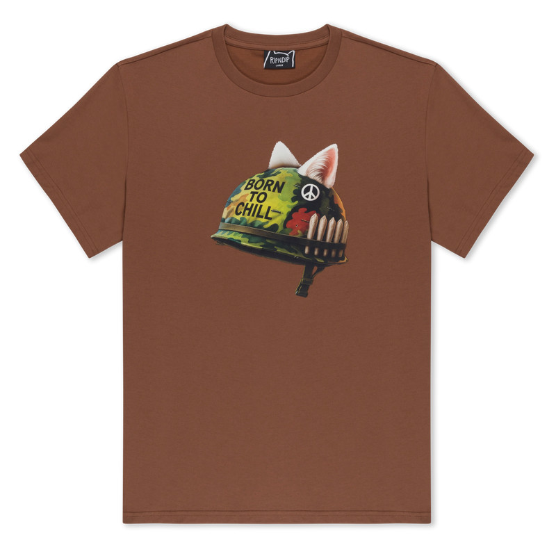 Born To Chill Tee (Brown)