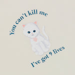 9 Lives Tee (Bone)