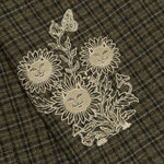 Where The Flowers Bloom Flannel Jacket (Olive)