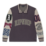 Run It Up Knit Sweater (Charoal / Cream)