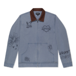 Westside Zip Up Work Jacket (Slate)