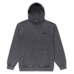 RIPNGEMS Zip Up Hoodie (Charcoal Wash)