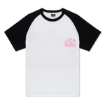 Lakai + Ripndip Raglan Pocket Tee (White/Black)