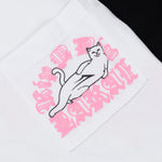 Lakai + Ripndip Raglan Pocket Tee (White/Black)