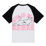 Lakai + Ripndip Raglan Pocket Tee (White/Black)