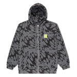 Lakai + Ripndip Flame Zip Up Hoodie (Gray)