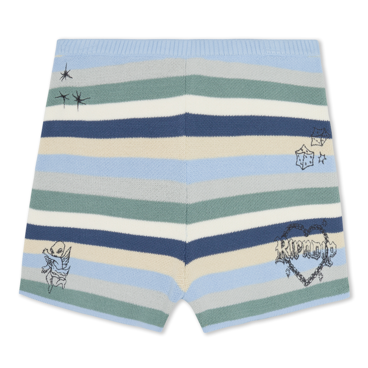 Westside Crochet Shorts (Powder Blue)