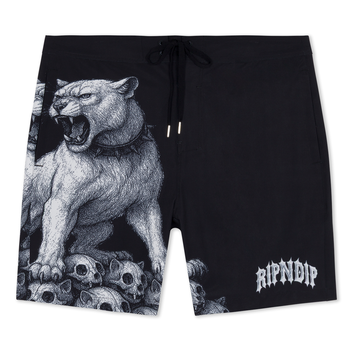 Wasteland Swim Shorts (Black)