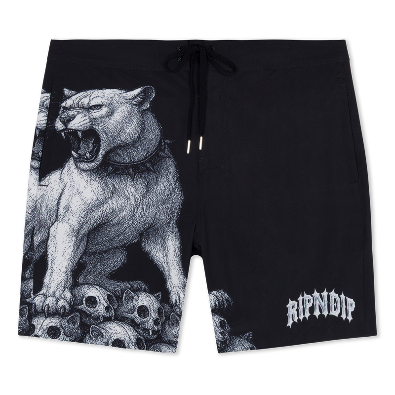 Wasteland Swim Shorts (Black)