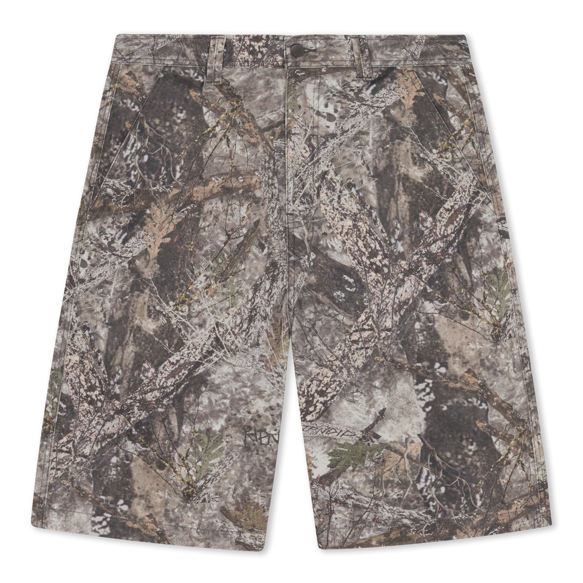Nermal Tree Camo Baggy Denim Shorts (Nerm Tree Camo)