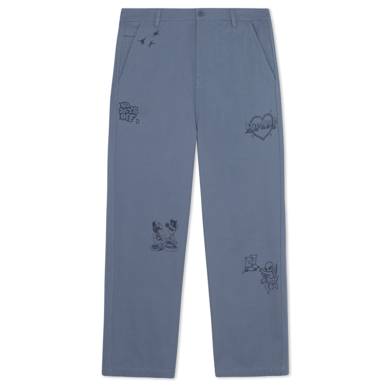 Westside Wide Fit Pants (Slate)