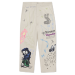 Goosebumps Wide Fit Pants (Bone)