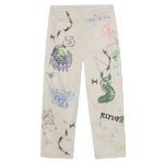 Goosebumps Wide Fit Pants (Bone)