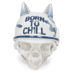 Born To Chill Ceramic Incense Holder (Indigo)