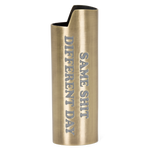 Same Shit Different Day Lighter Cover (Gold)