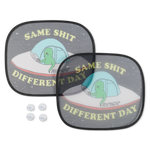 Same Shit Different Day Window Shade (Black)