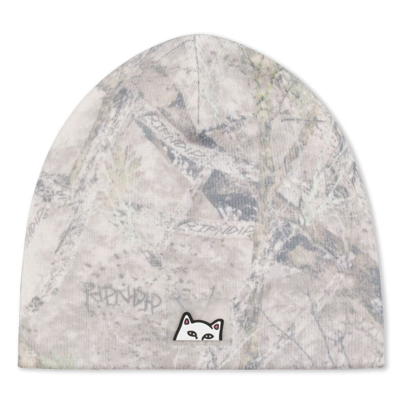 Peeking Nermal Skull Beanie (Nerm Tree Camo)
