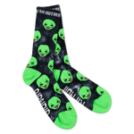 We Out Here Socks (Black Lightning)