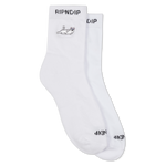 Castanza Mid Socks (White)