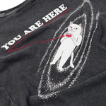 You Are Here Tee (Black Vintage Wash)