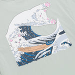 Great Wave Tee (Sage Grey)