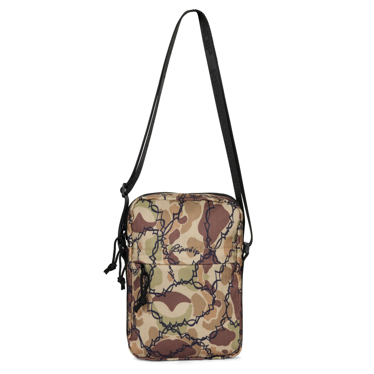 Wired Cross Body Bag (Tan Camo)
