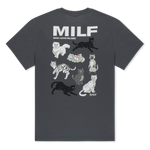 Man I Love Felines Tee (Charcoal)
