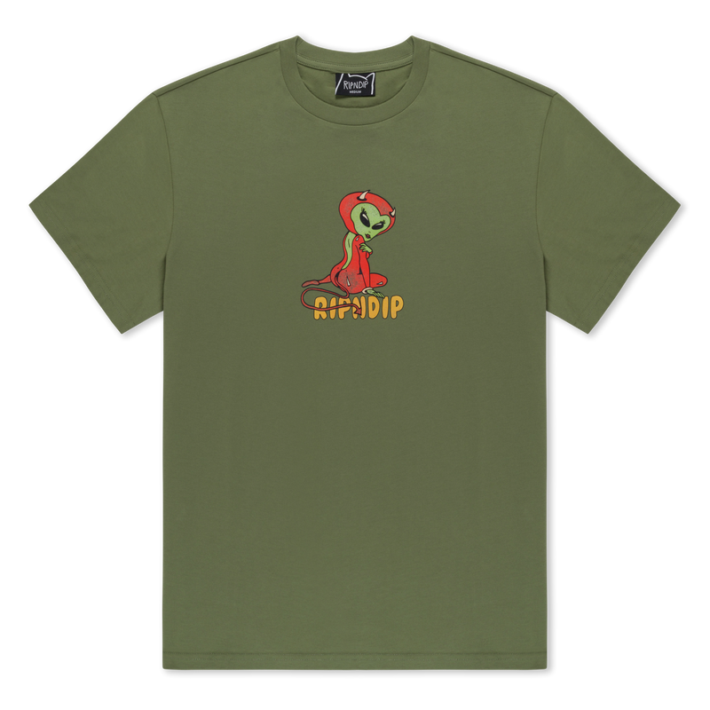 Devil Alien Tee (Dusty Forest)